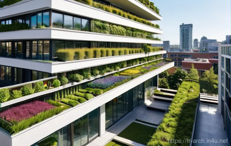 건축분야의 해외 학회와 참여 방법 - **Prompt: "A breathtaking urban landscape featuring a towering, residential building that exemplifie...